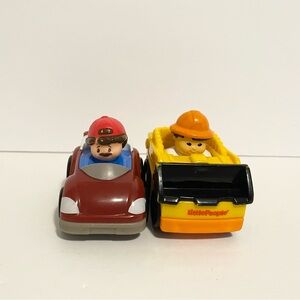 4/$20 Fisher Price Wheelies Car Little People Lot Race Boy Girl Chunky Toddler 🛑